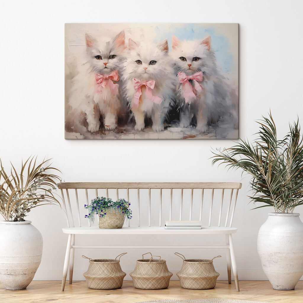 Katjes met roze strikken — interieur 2
