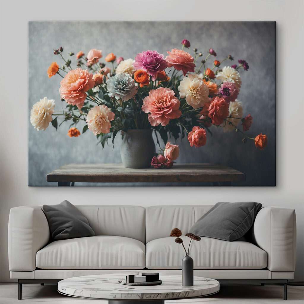 Een boeket op hout — interieur 1