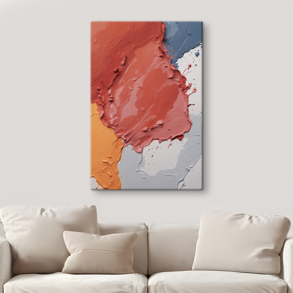 Koraalrood raakt leigrijs — interieur 2