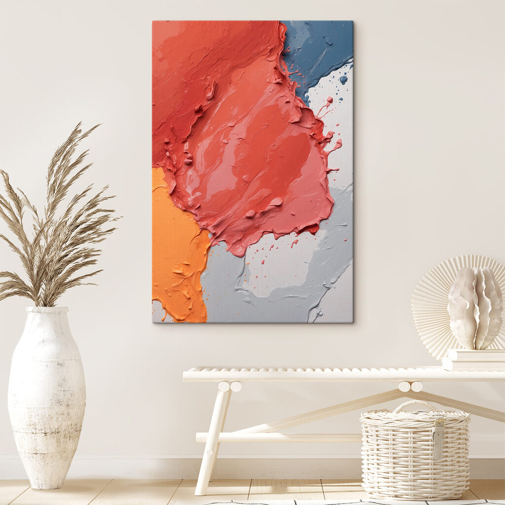 Koraalrood raakt leigrijs — interieur 3
