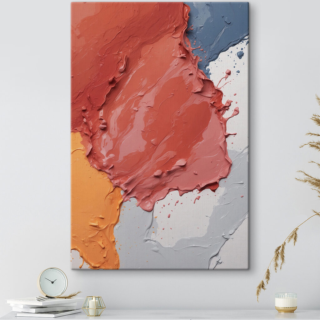 Koraalrood raakt leigrijs — interieur 1