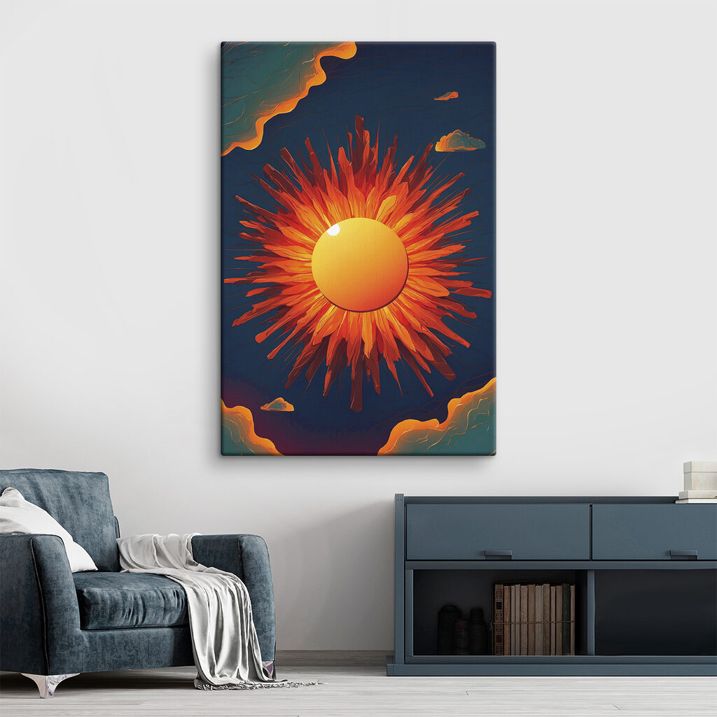 Zon met vurige stralen — interieur 2
