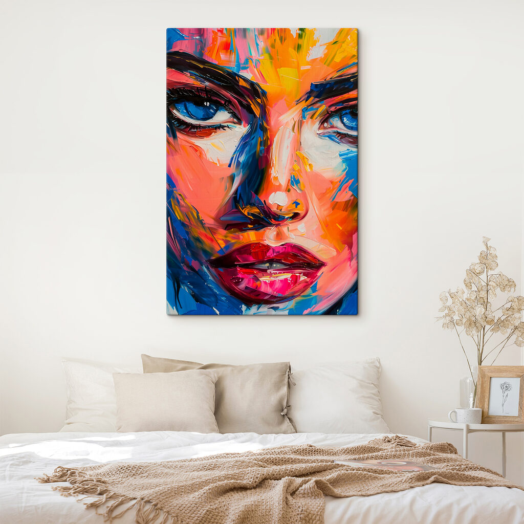Blauwe ogen tussen verf — interieur 2