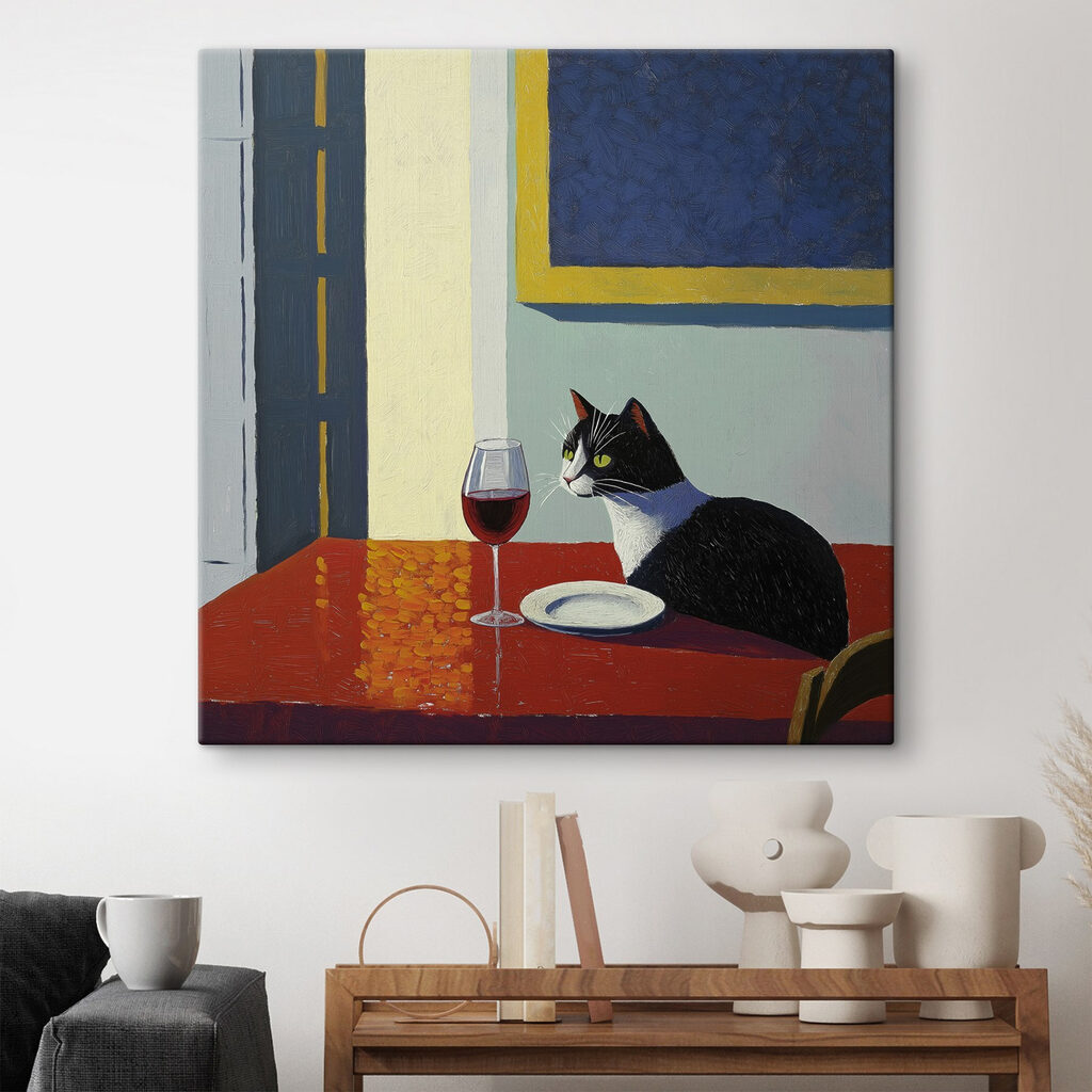 Kat aan de wijntafel — interieur 3