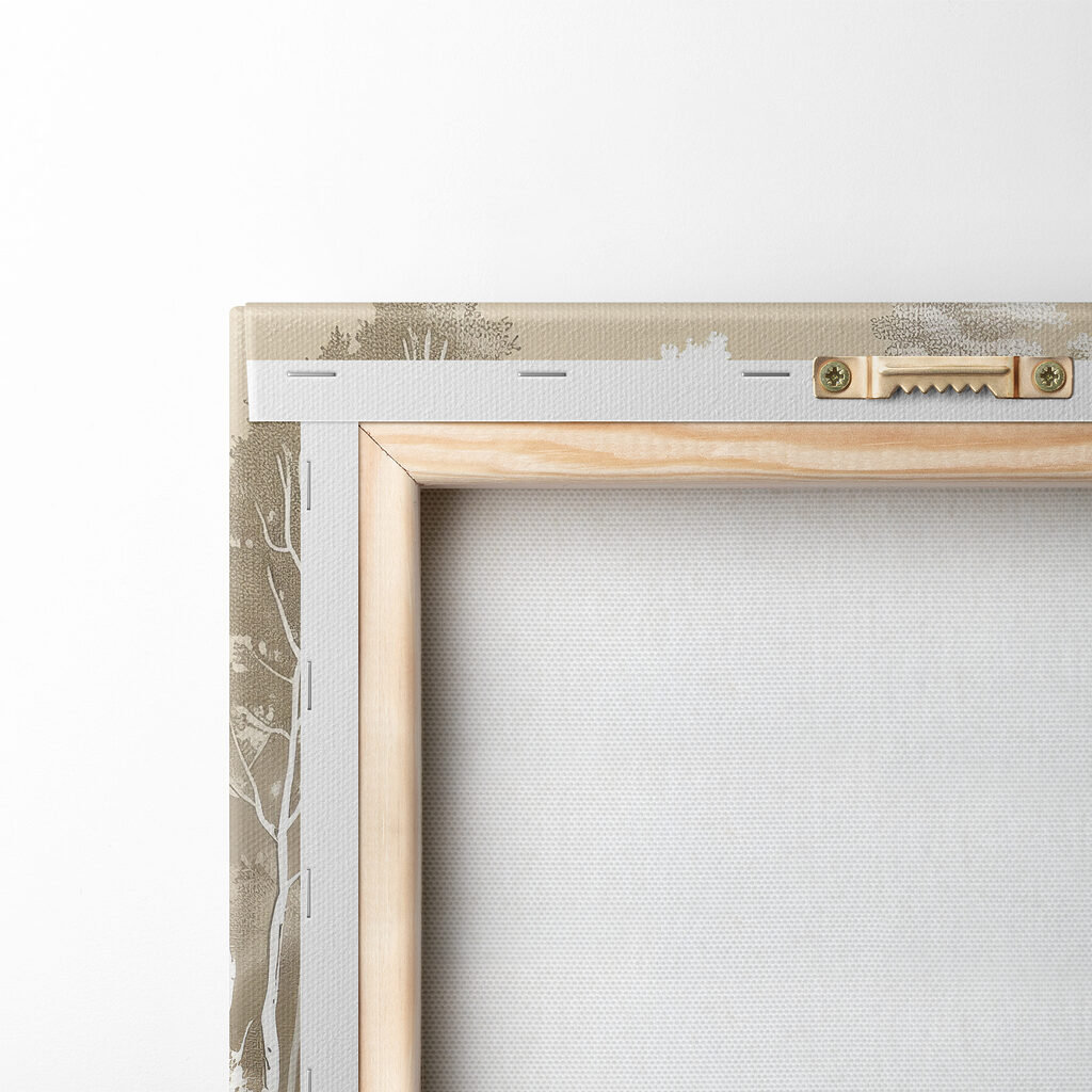 Een rivier in roomwit — achterkant