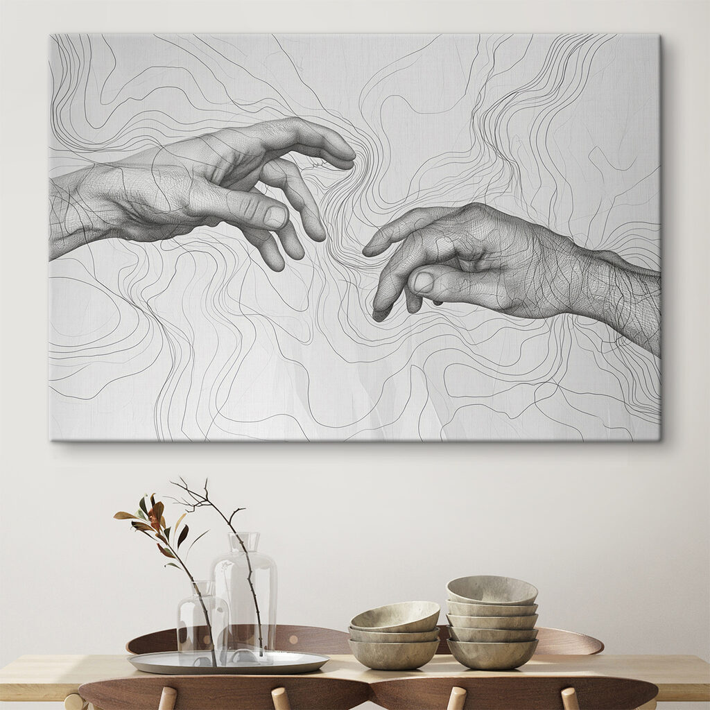 Handen boven fijne hoogtelijnen — interieur 2
