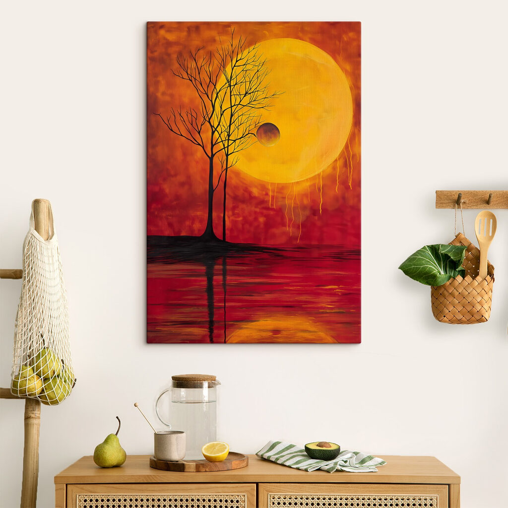 Boom voor oranje maan — interieur 3