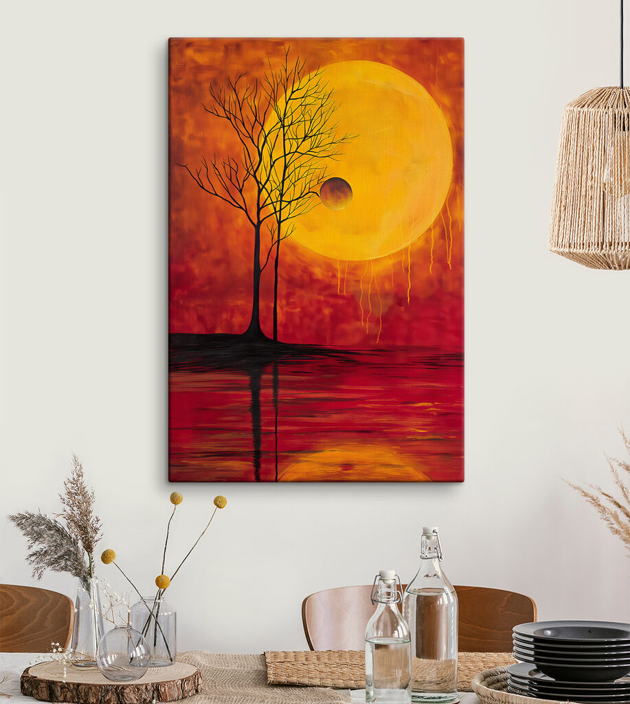 Boom voor oranje maan — interieur 2