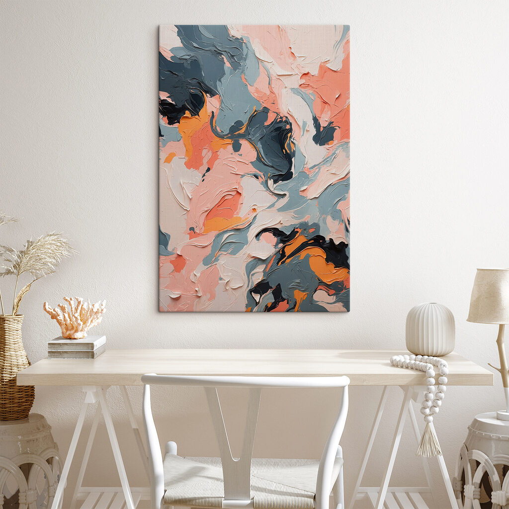 Roze streken raken donkergrijs — interieur 2