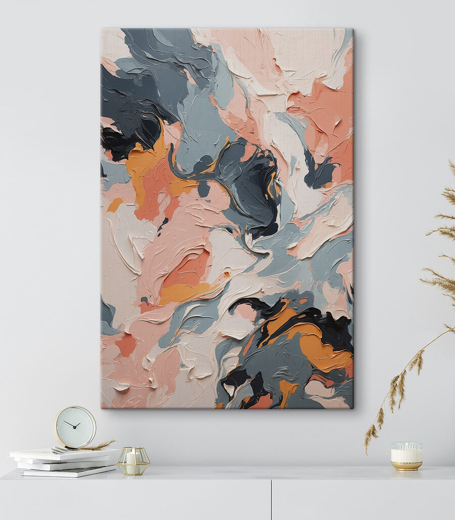 Roze streken raken donkergrijs — interieur 3