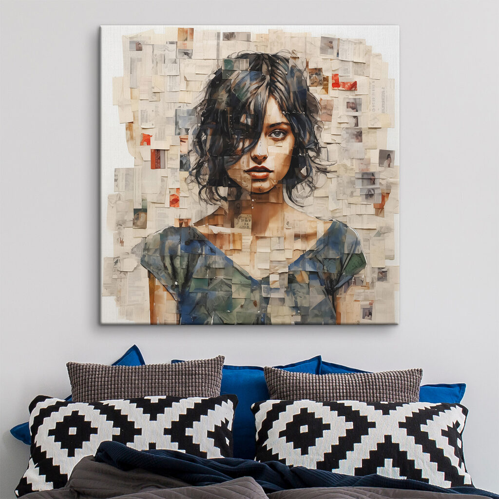 Portret in bleke fragmenten — interieur 1