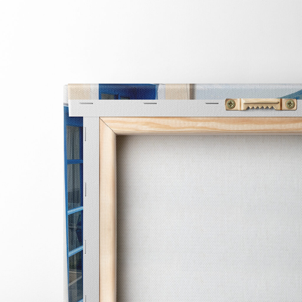 Witte stegen, blauwe deuren — achterkant