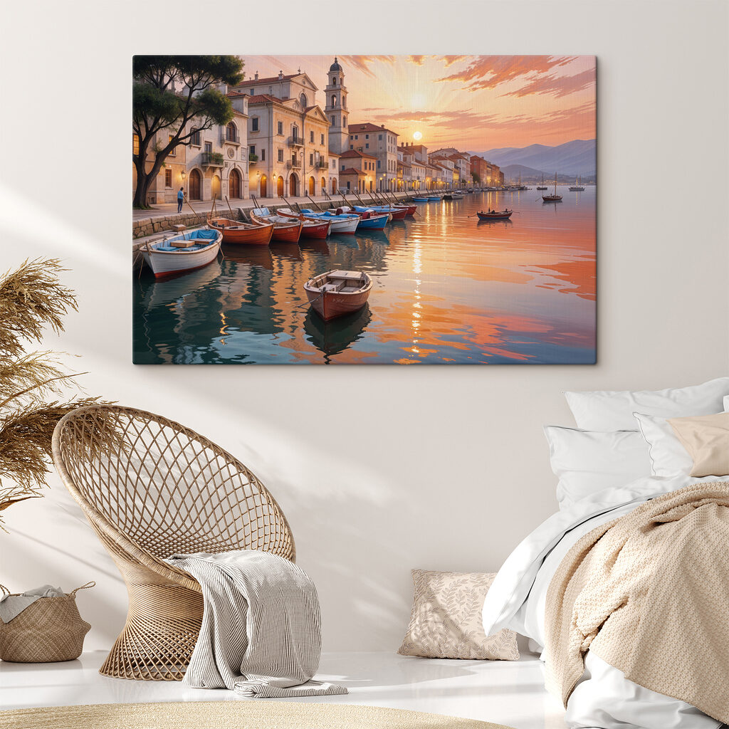 Bootjes onder een avondhemel — interieur 2