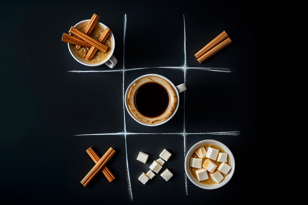 Koffie met een knipoog — volledig ontwerp