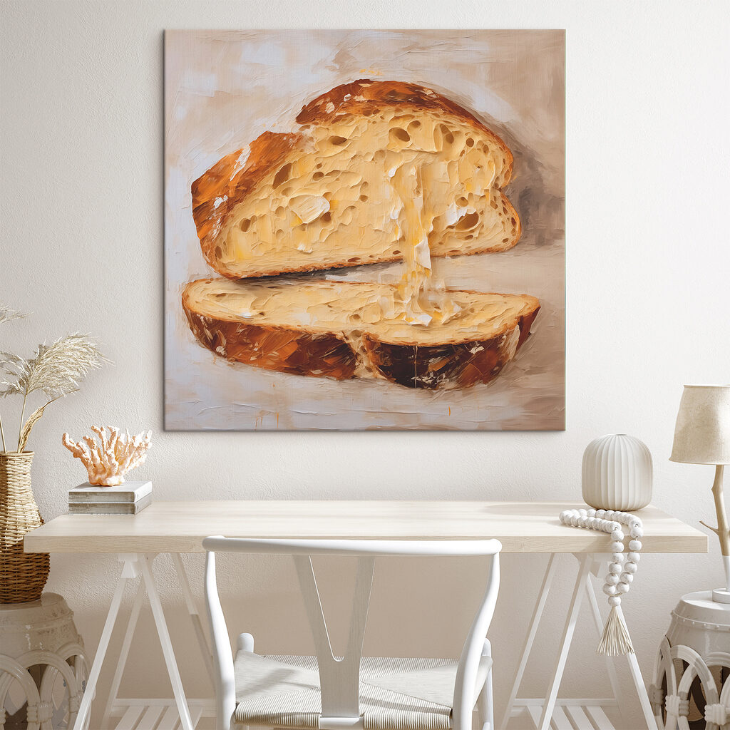 Vers brood met boter — interieur 1