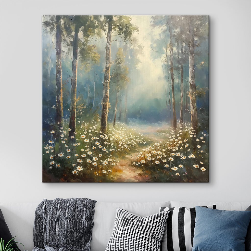 Een bospad vol margrieten — interieur 2