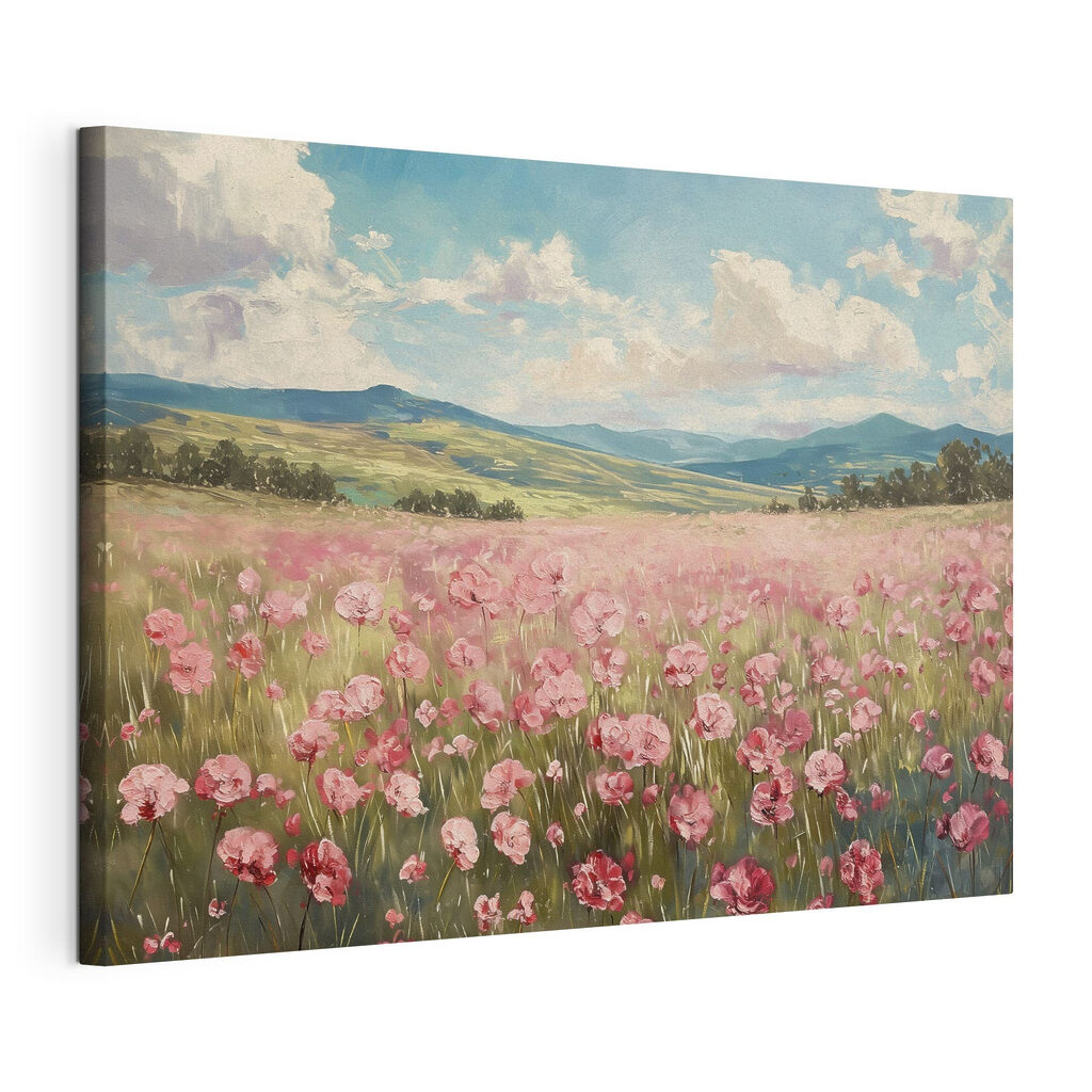 Een veld vol roze — productweergave