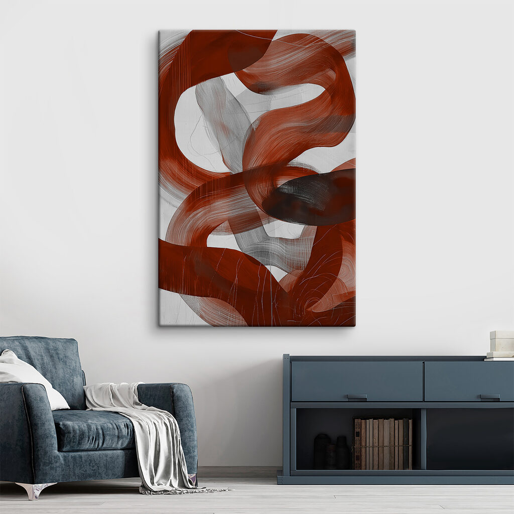 Rode lussen op wit — interieur 2
