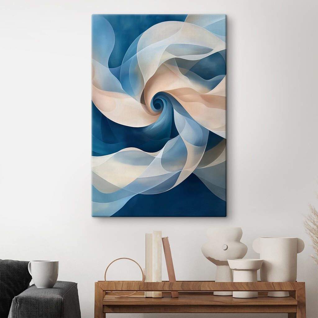 Een wervel in blauw — interieur 2