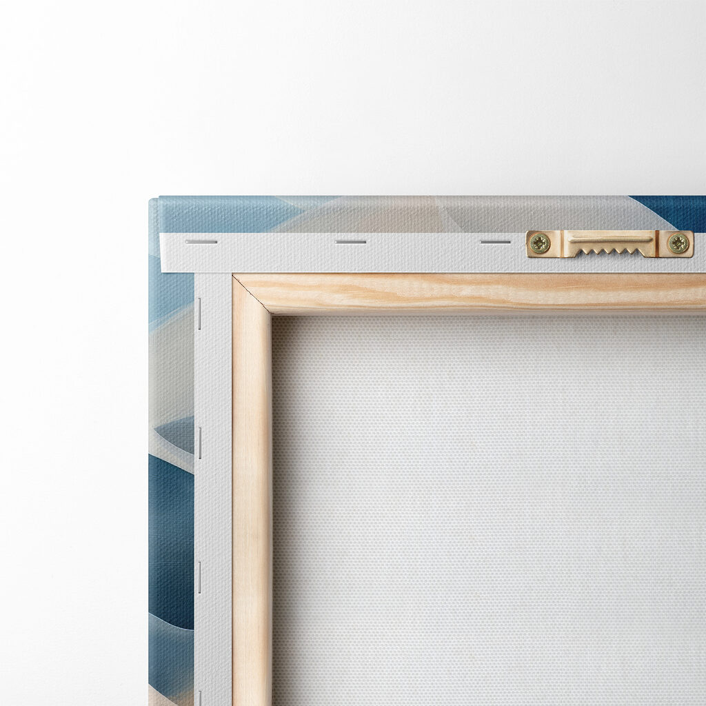 Een wervel in blauw — achterkant