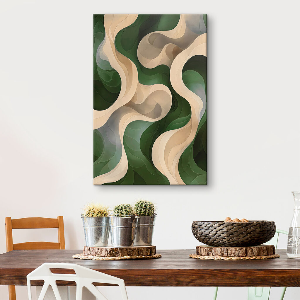 Groene bochten in zandtinten — interieur 2