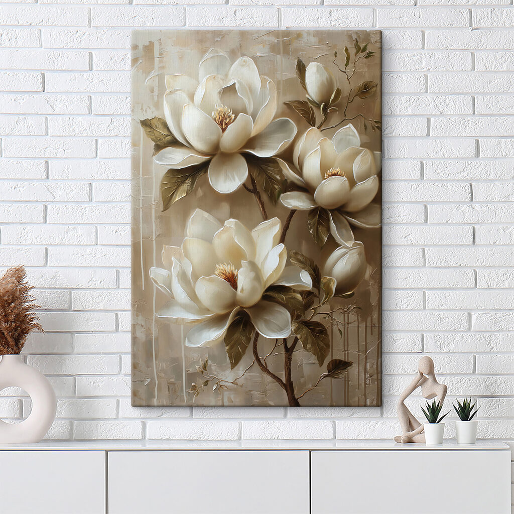 Magnolia in verweerde zandtinten — interieur 2