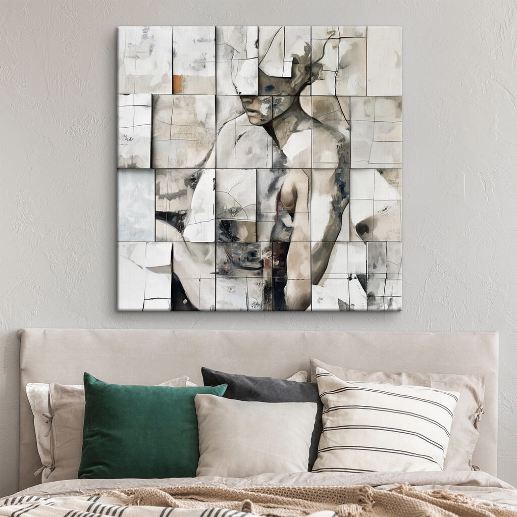 Lichaam tussen bleke tegels — interieur 2