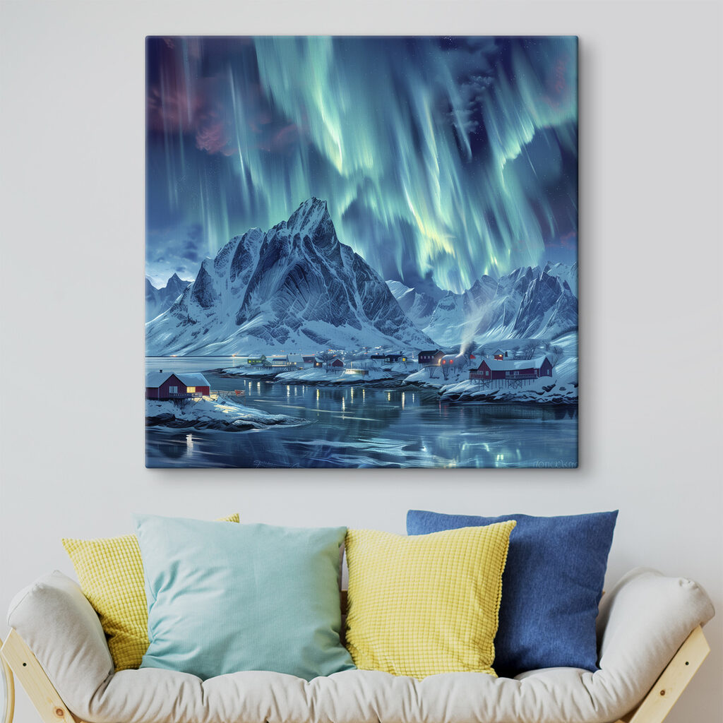 Poollicht over een bergspits — interieur 1