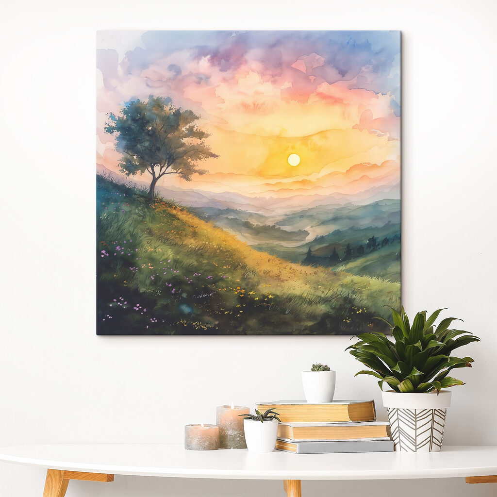 Een boom begroet ochtendzon — interieur 3