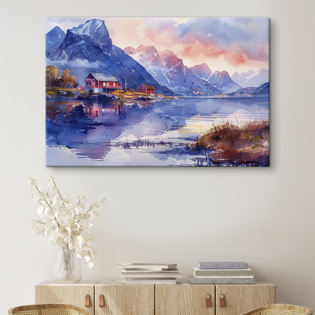 Rode huizen in avondspiegeling — interieur 2