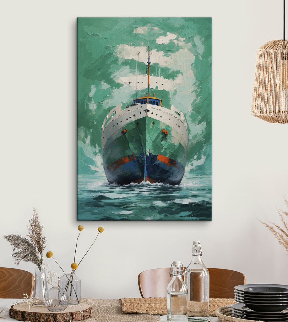 Een schip komt tegemoet — interieur 3