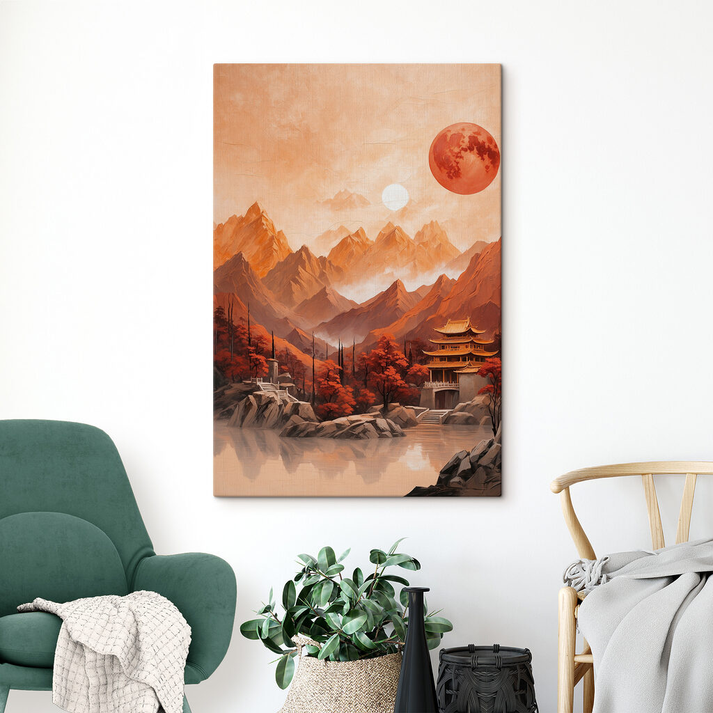 Tempel onder rode maan — interieur 2