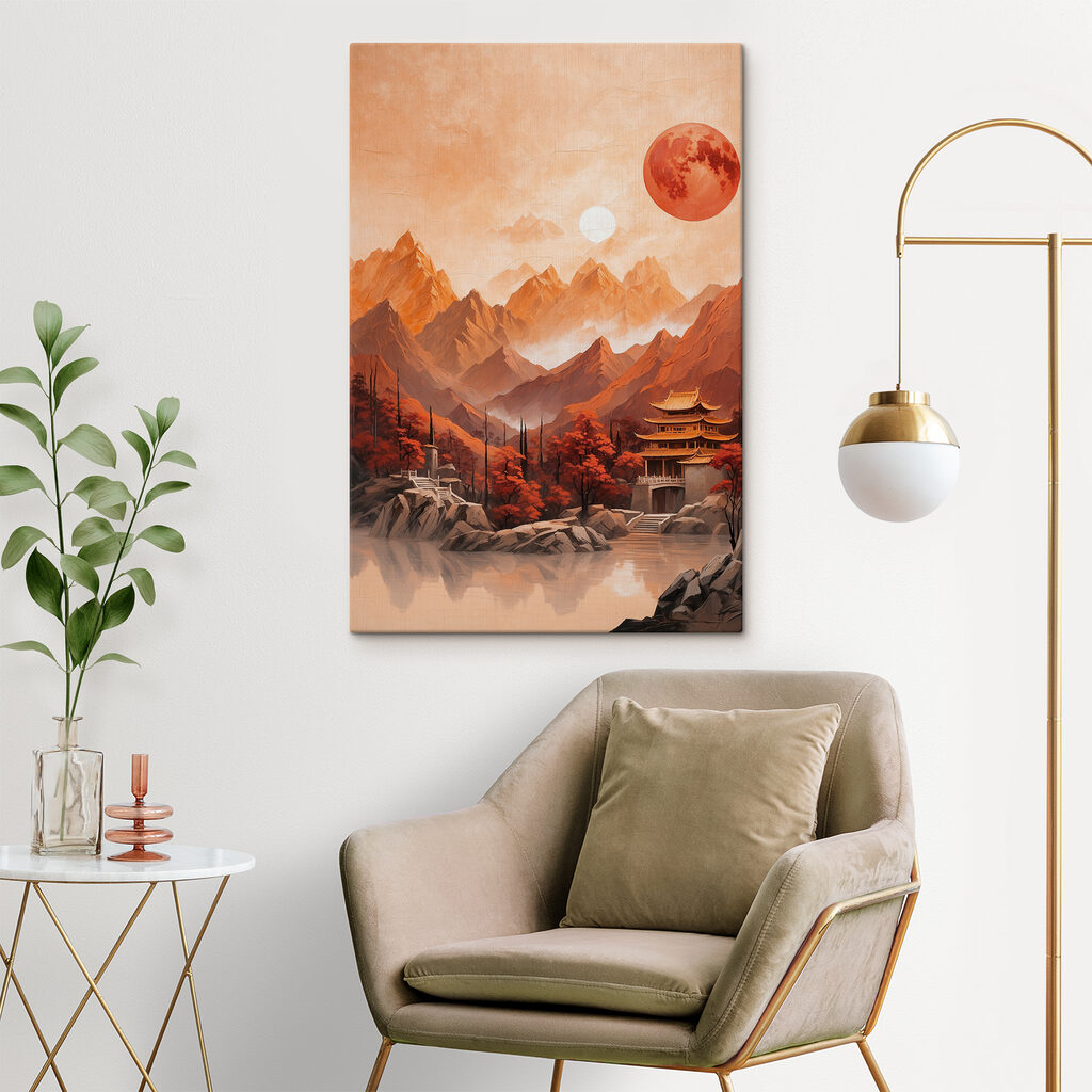 Tempel onder rode maan — interieur 3