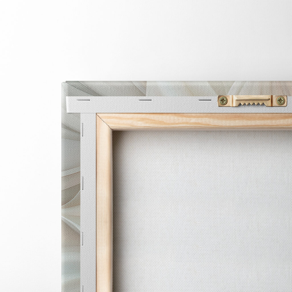 Witte blaadjes in werveling — achterkant