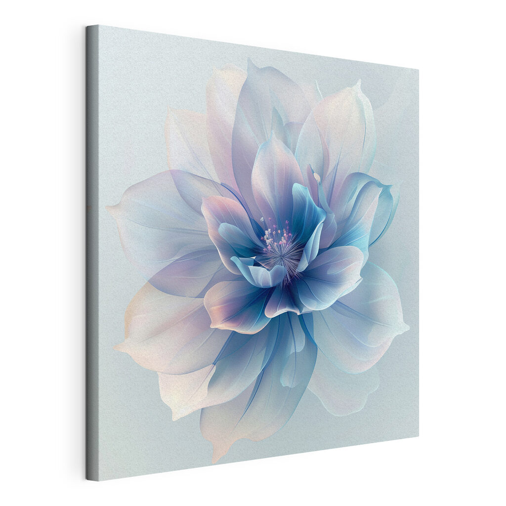 Blauwe bloem in pastel — productweergave
