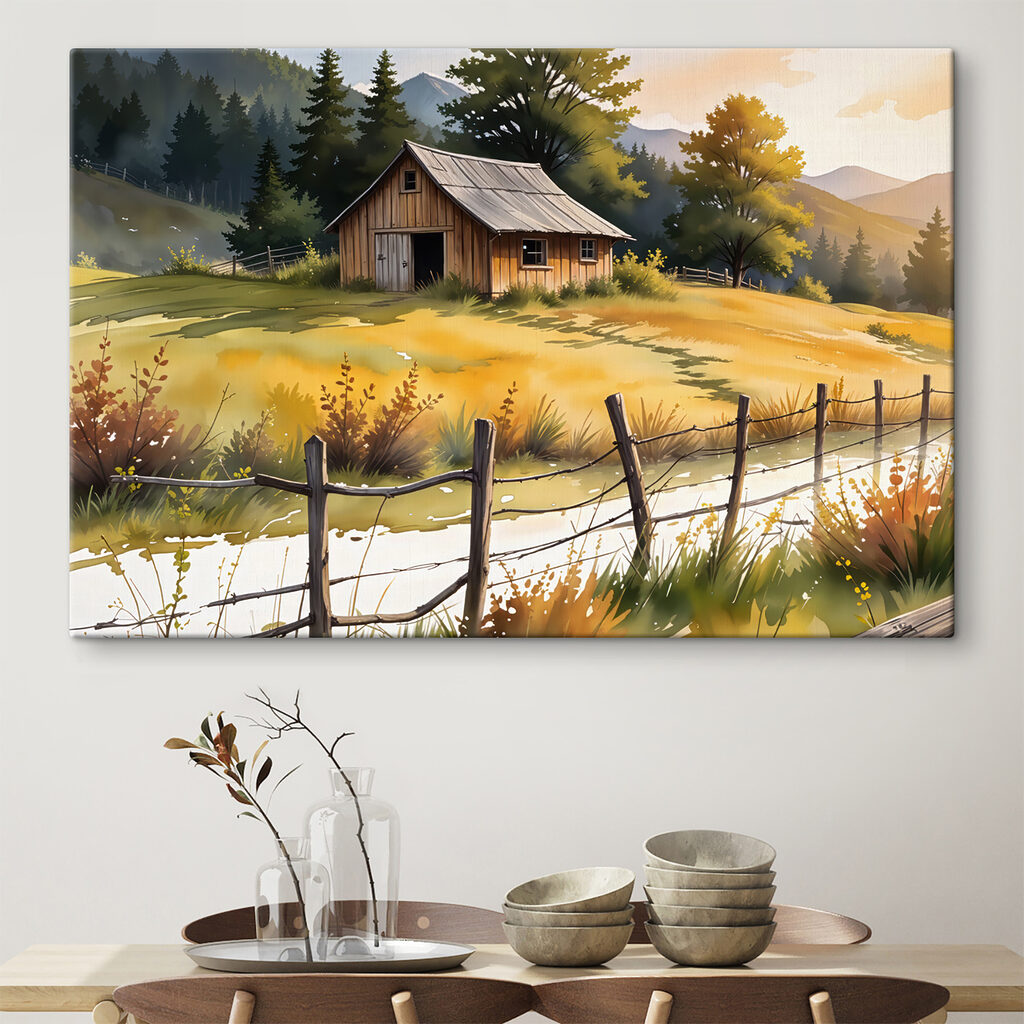 Hut achter een hek — interieur 2
