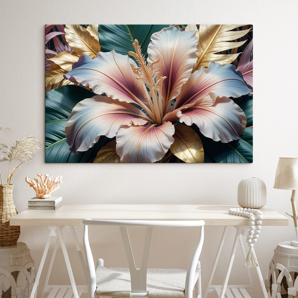 Lelie tussen gouden bladeren — interieur 1