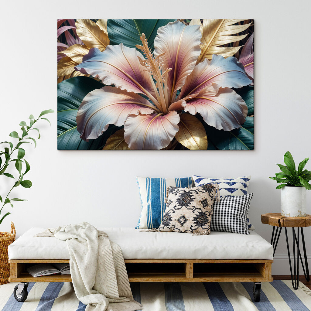 Lelie tussen gouden bladeren — interieur 2
