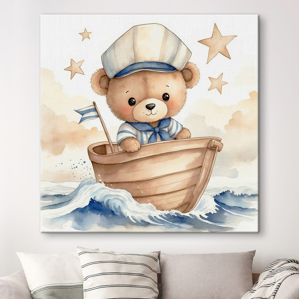Beertje stuurt een roeiboot — interieur 2