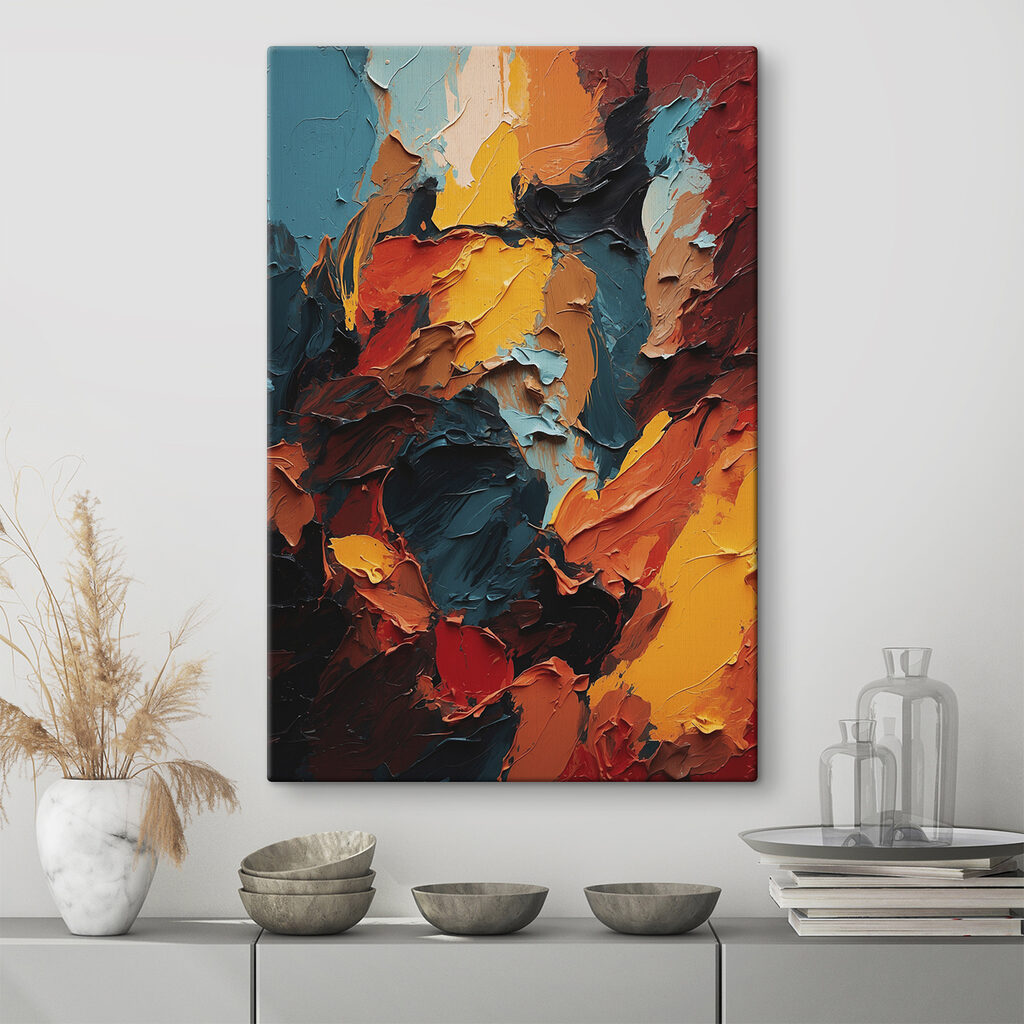 Aardekleuren in ruwe streken — interieur 3