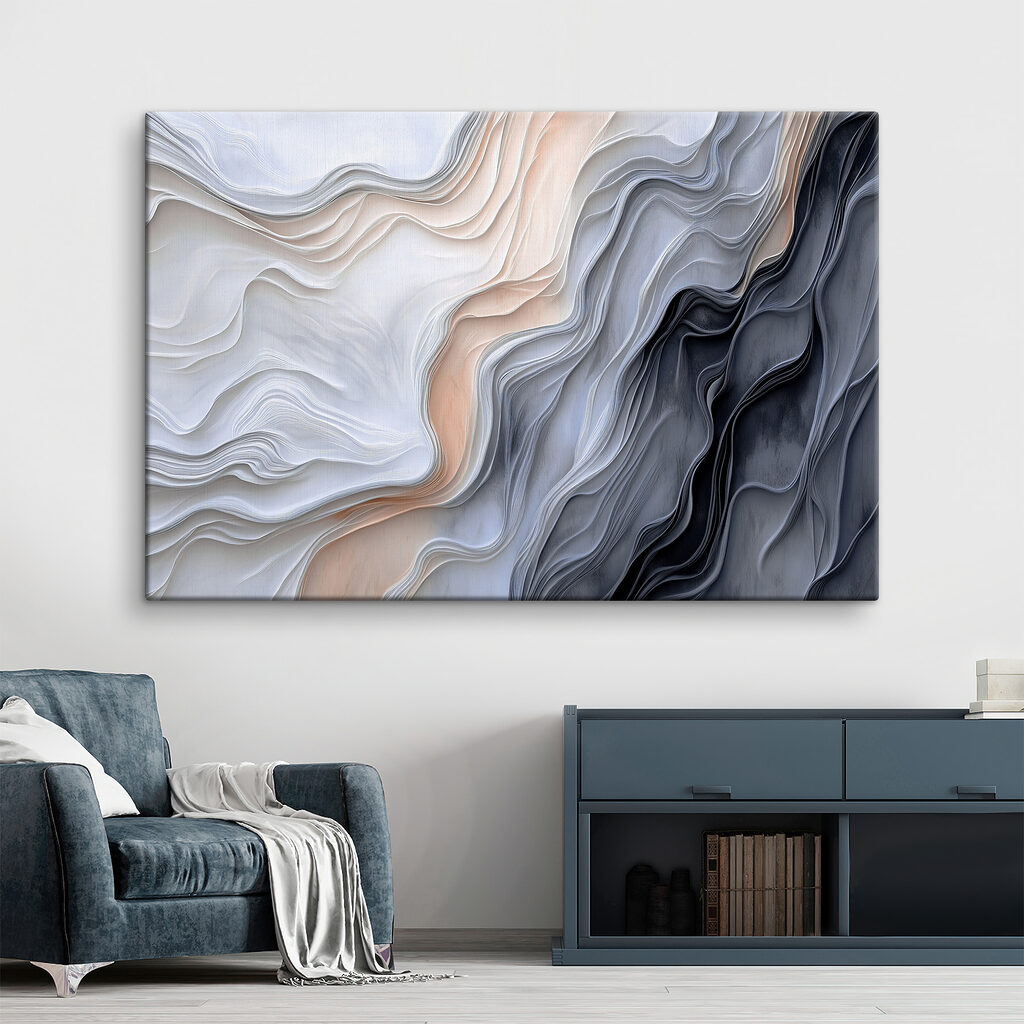 Witte lagen raken nachtblauw — interieur 2