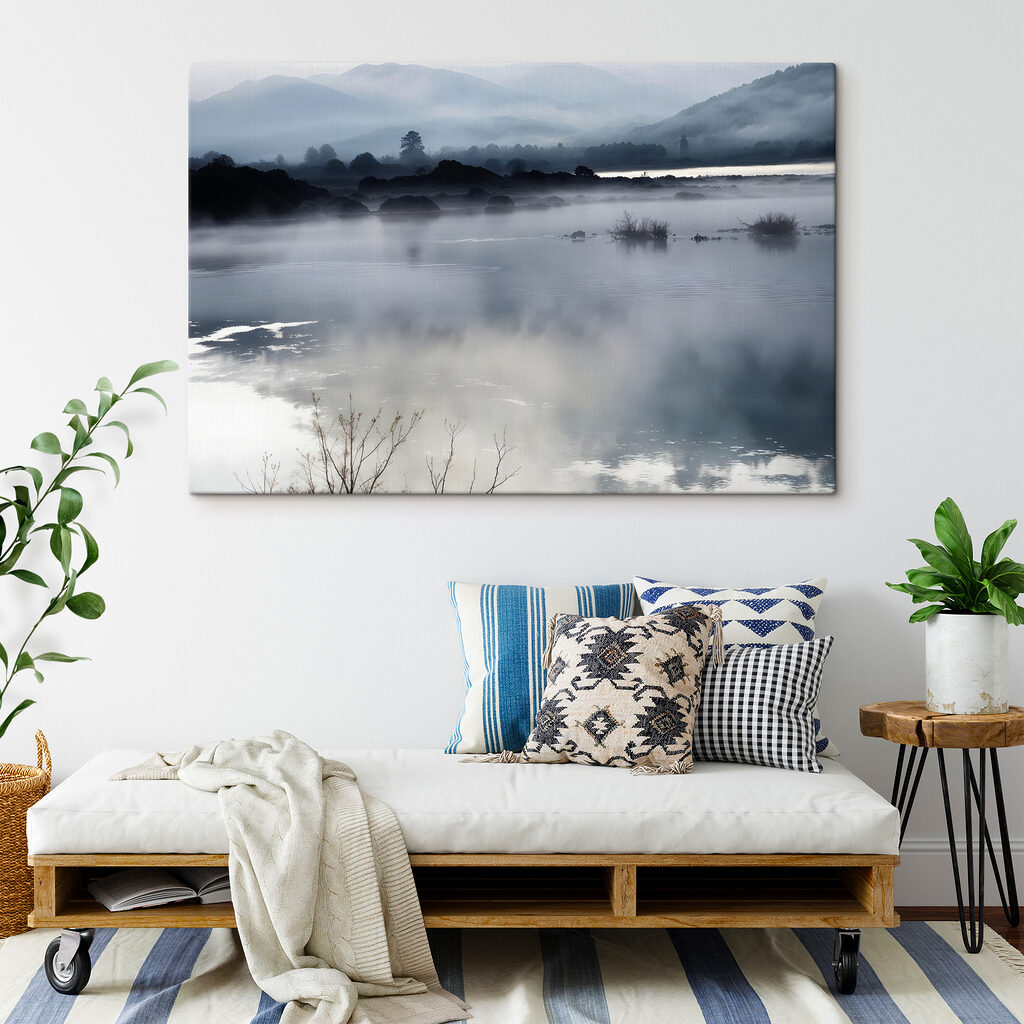 Nevel boven stil water — interieur 1