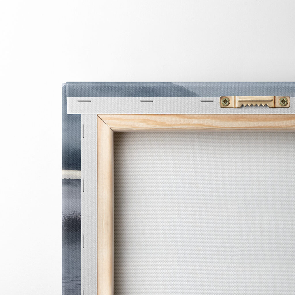 Nevel boven stil water — achterkant