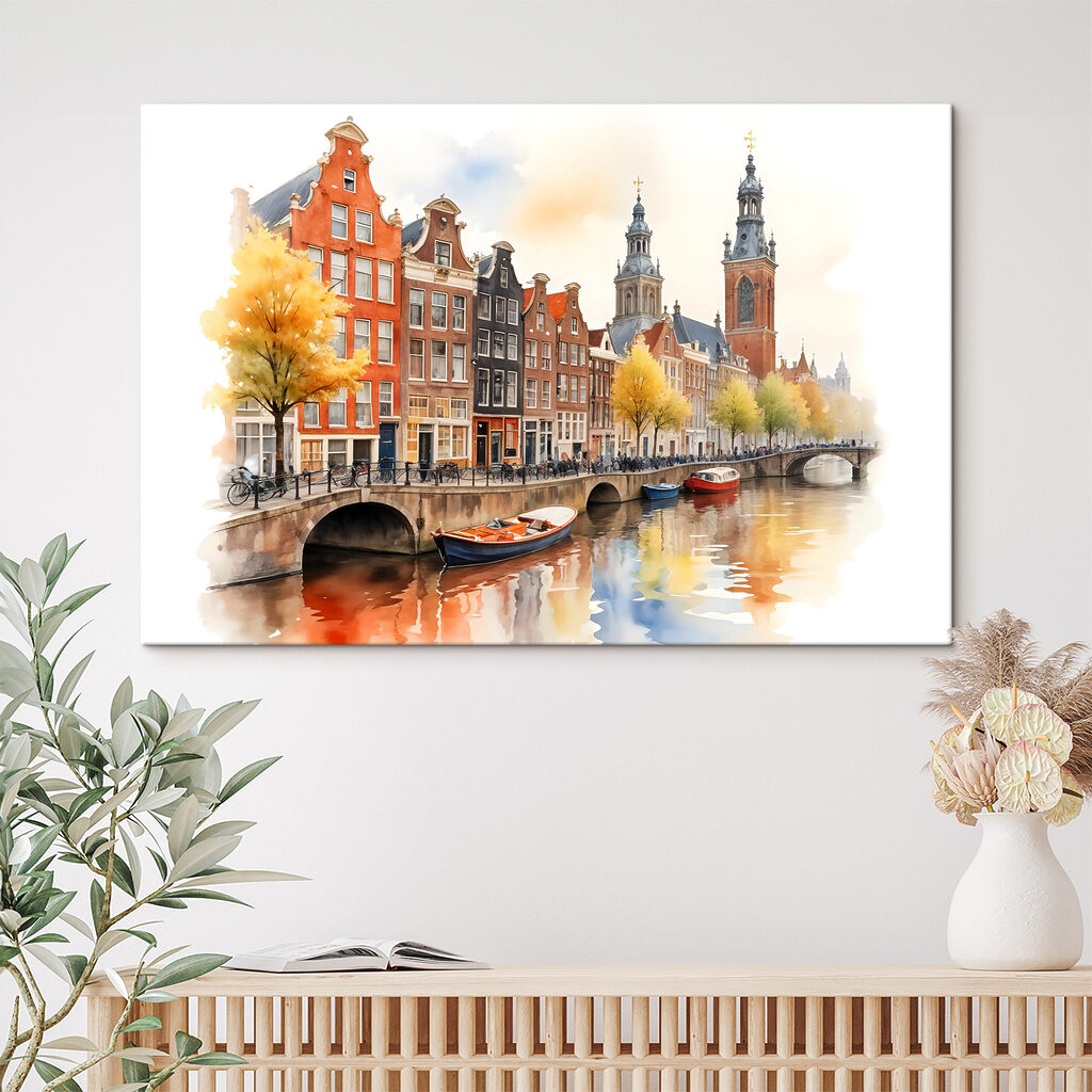 Amsterdam in gouden aquarel — interieur 2