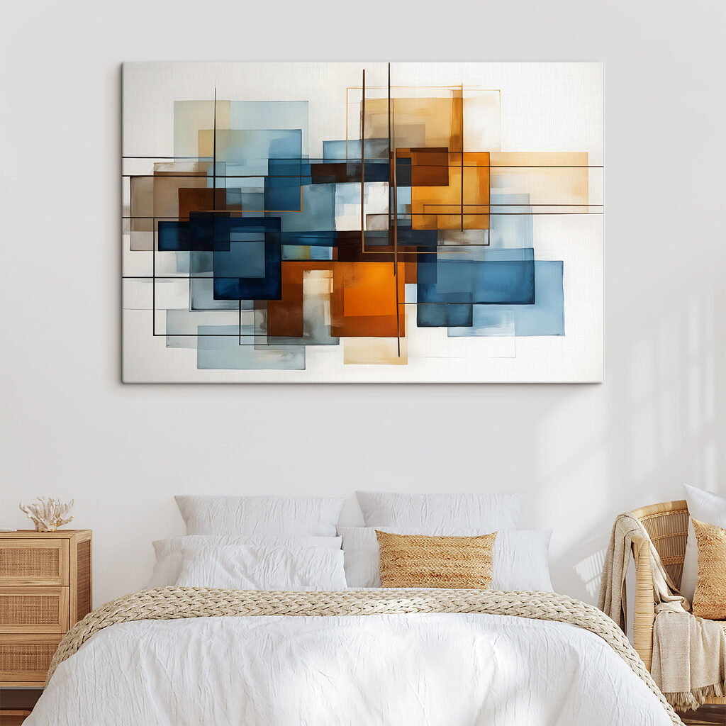 Transparante vlakken delen kleur — interieur 1