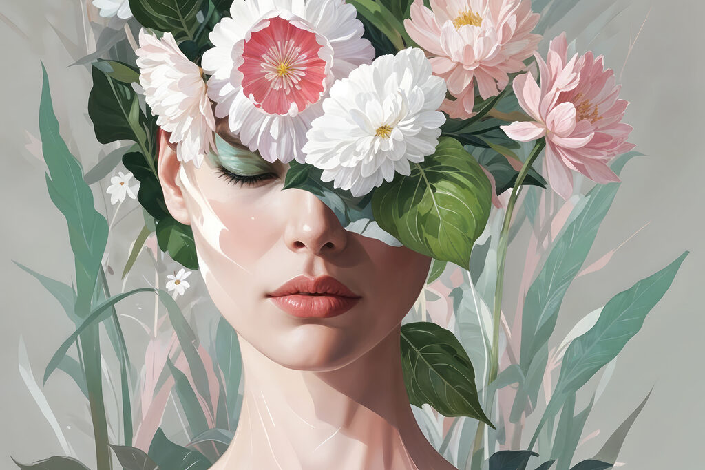 Zomertuin boven haar ogen — volledig ontwerp