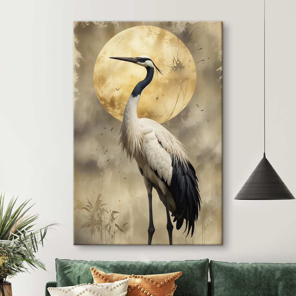 Kraanvogel voor gouden maan — interieur 2