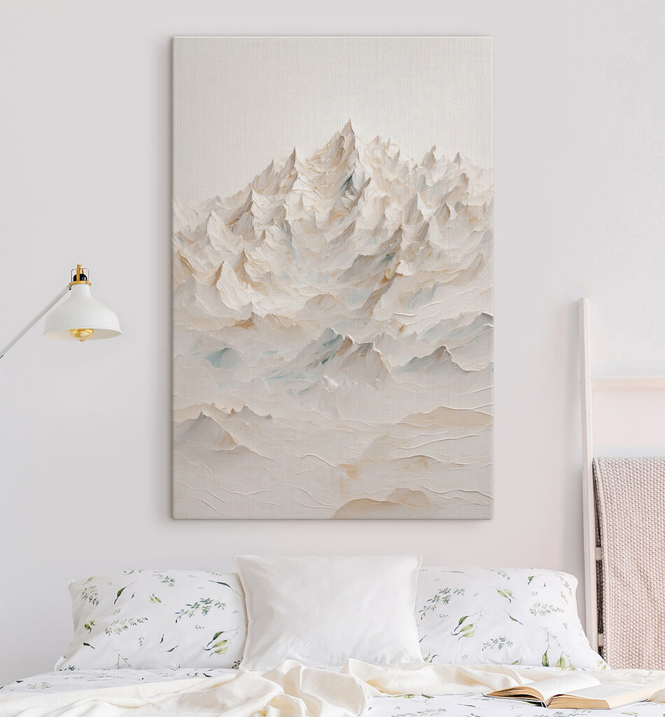 Bergspitsen in bleke vlakken — interieur 2
