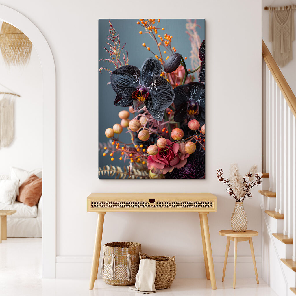 Zwarte orchidee tussen bessen — interieur 1