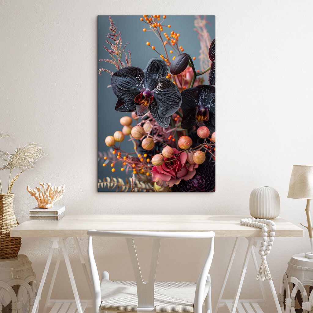 Zwarte orchidee tussen bessen — interieur 3